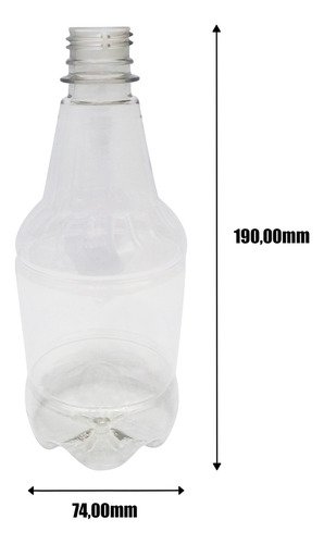 565 Frascos Plástico Cristal Pet 500ml Válv Mini Gatilho Gr2 - Imagem 5