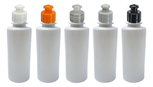 226 Frascos Plástico Branco Pet 200ml Tampa Pushpull Cos - Imagem 2