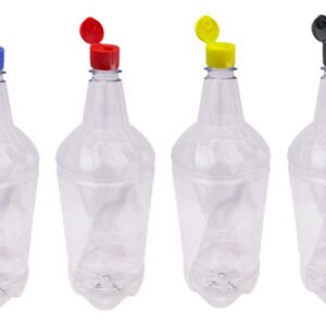 52 Frasco Plástico Cristal Pet 2l Tampa Fliptop Batoque Gr2