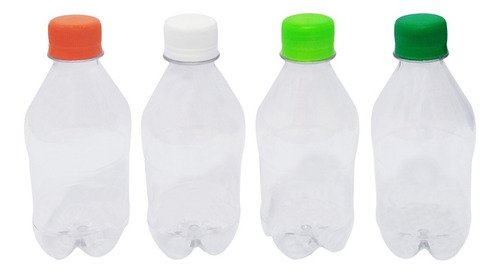 972 Frascos Plástico Cristal Pet 350ml Tampa Rosca Lacre Agu - Imagem 2