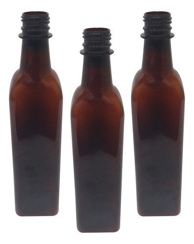 241 Frascos Plástico Âmbar Pet 500ml Com Tampa Pushpull Aze - Imagem 3