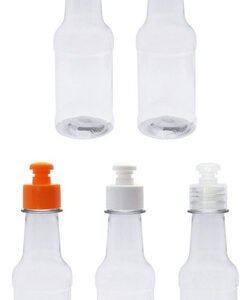 259 Frascos Plástico Cristal Pet 150ml C/ Tampa Pushpull Pi2
