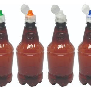 183 Frascos Âmbar Pet 500ml Tampa Sport Fliptop Gr2