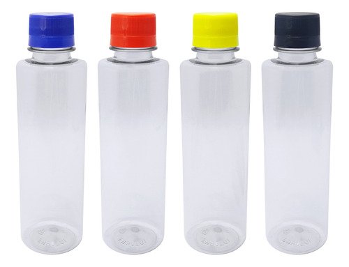 216 Frascos Plástico Cristal Pet 250ml Tampa S Batoque Cos