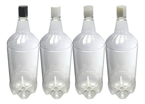 132 Frascos Plástico Cristal Pet 2l Com Tampa Disktop Gr2 - Imagem 2