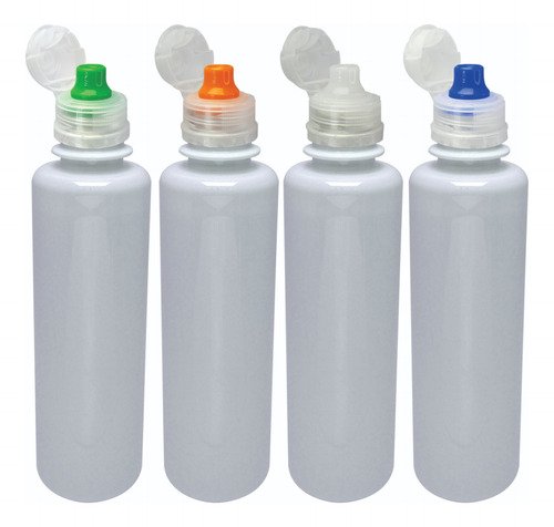 216 Frascos Brancos Pet 250ml Tampa Sport Fliptop Cos