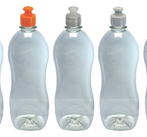 37 Frascos Plástico Cristal Pet 750ml Com Tampa Pushpull Cat