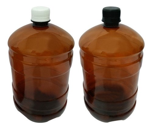 225 Frasco Plástico Âmbar Pet 2l Tampa S Batoque Gro