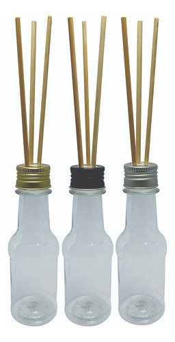 530 Frascos Plástico Cristal 150ml Tampa Difusor Varetas Pi2
