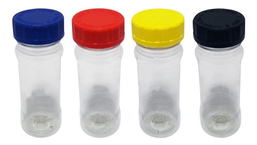 1755 Frascos Plásticos Cristal Pet 120ml Com Tampa Child Con