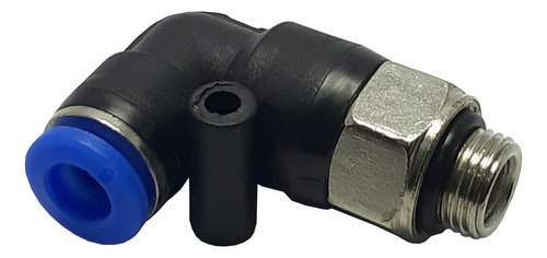 1 Conexão Pneumática Cotovelo Macho Rosca 1/8 X Tubo 6mm