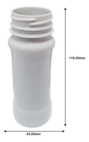 1755 Frascos Plástico Branco Pet 120ml Fliptop C/ Rosca Con - Imagem 7