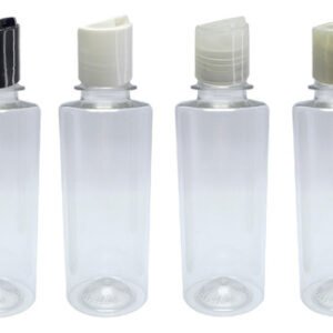 1590 Frascos Plástico Cristal Pet 200ml C/ Tampa Disktop Cos