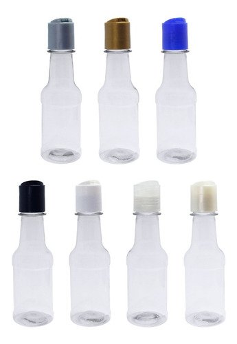259 Frascos Plástico Cristal Pet 150ml C/ Tampa Disktop Pi2