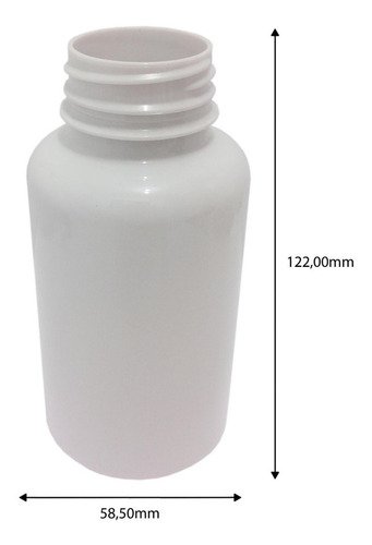 1200 Frascos Plásticos Branco Pet 240ml Com Tampa Child Sup - Imagem 6