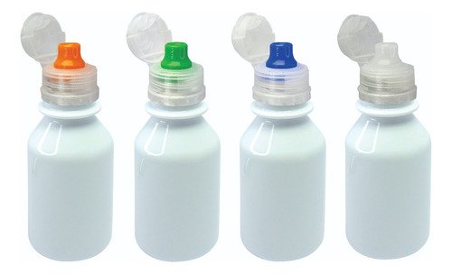 45 Frasco Plástico Branco 100ml Tampa Sport Fliptop Far