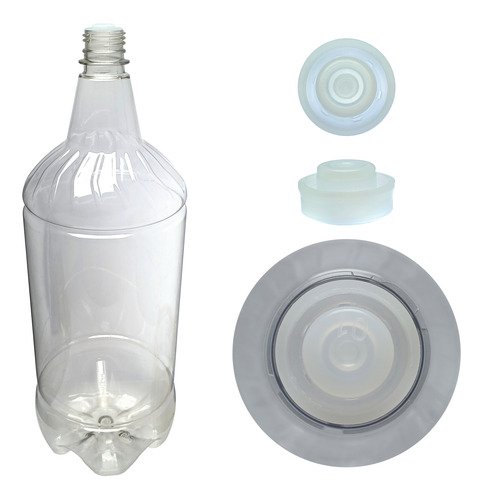 132 Frascos Plástico Cristal Pet 2l Tampa S Batoque Gr2 - Imagem 4