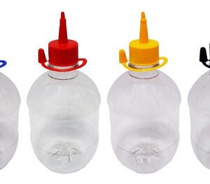 686 Frascos Plástico Cristal Pet 500ml C/ Bico Aplicador Cac