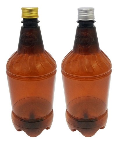 360 Frasco Plástico Âmbar Pet 1l Tampa L Batoque Gr2
