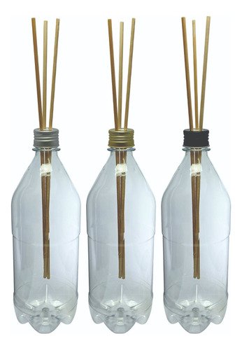 364 Frascos Plástico Cristal 1l Tampa Difusor Varetas Agu