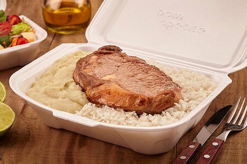 80 Estojo Branco Isopor 225x169x70mm Bom Apetite Bh101 - Imagem 3