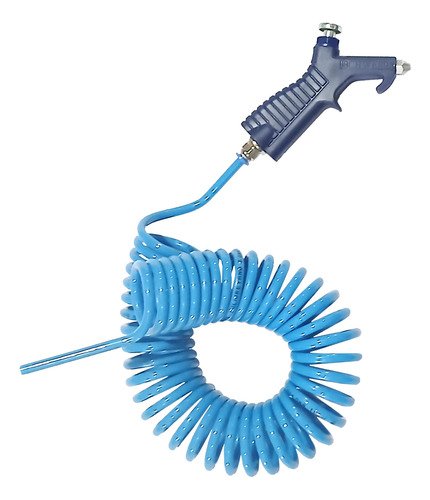 1 Bico De Sopro Limpeza Bs02 Conexão 1/4 Tubo Espiral 5m 6mm