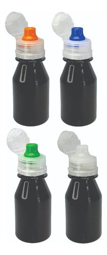 240 Frascos Plásticos Âmbar 60ml Squeeze Sport Far