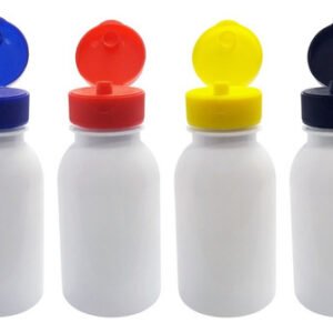 228 Frascos Plástico Branco Pet 200ml Batoque Fliptop Det