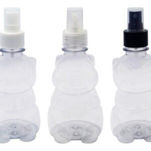 58 Frascos Plásticos Cristal Pet 300ml Válvula Spray S Zoo