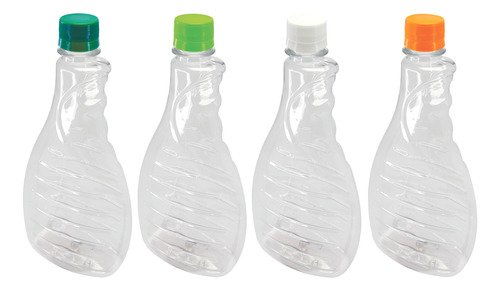 100 Frasco Plástico Cristal Pet 500ml Tampa S Batoque Bor - Imagem 2