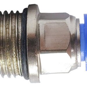 100 Conexão Pneumática Reta Macho Rosca 1/2 X Tubo 10mm