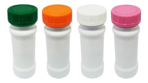 1755 Frascos Plásticos Branco Pet 120ml Com Tampa Child Con - Imagem 2