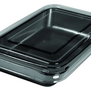 75 Bandeja Forneável Preta 1000ml 210x160mm Galvanotek G201