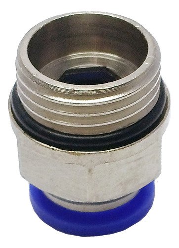 200 Conexão Pneumática Reta Macho Rosca 1/2 X Tubo 12mm - Imagem 2