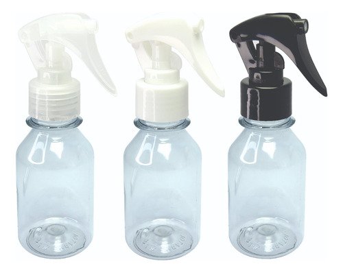 939 Frascos Plásticos Cristal 100ml Válvula Mini Gatilho Far