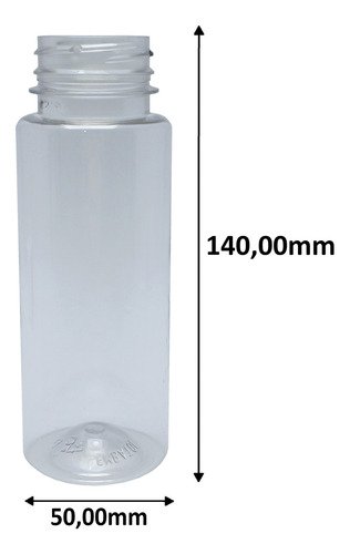104 Frasco Plástico Cristal Pet 200ml Tampa Rosca Lacre Con - Imagem 5