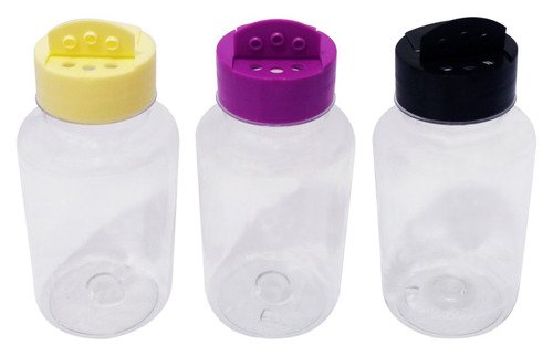 1200 Frascos Plástico Cristal Pet 240ml Tempero Fliptop Sup - Imagem 3