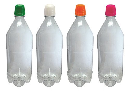 51 Frascos Plástico Cristal Pet 1l Tampa Dosadora 20ml Agu - Imagem 2