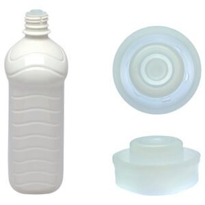 120 Frasco Plástico Branco Pet 1l Batoque 12 Furos Ama