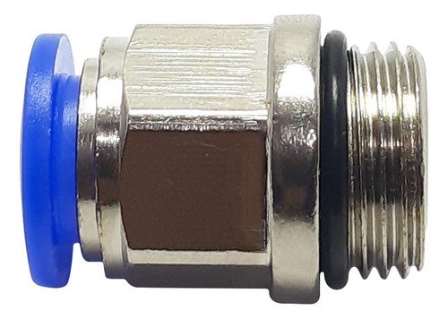 1 Conexão Pneumática Reta Macho Rosca 3/8 X Tubo 10mm
