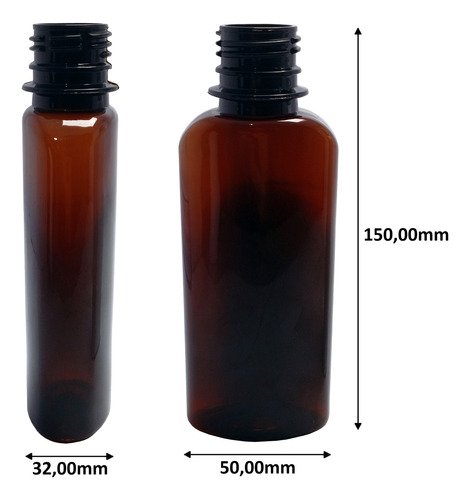 354 Frascos Plástico Ambar Pet 140ml Sem Tampas Aro - Imagem 2