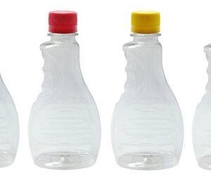 72 Frascos Plástico Cristal Pet 300ml Tampa Rosca Lacre Bor