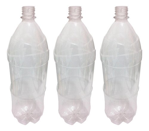 12 Frasco Plástico Cristal Pet 2l Tampa L Batoque Ref - Imagem 2