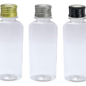 520 Frasco Plástico Cristal Pet 140ml Tam Alumínio C/ F Aro