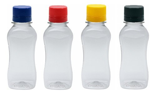 2541 Frasco Plástico Cristal Pet 120ml Tampa S Batoque Cat