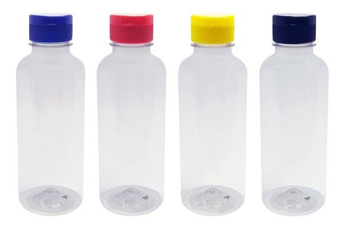 52 Frascos Plástico Cristal Pet 500ml Batoque Fliptop Det - Imagem 3
