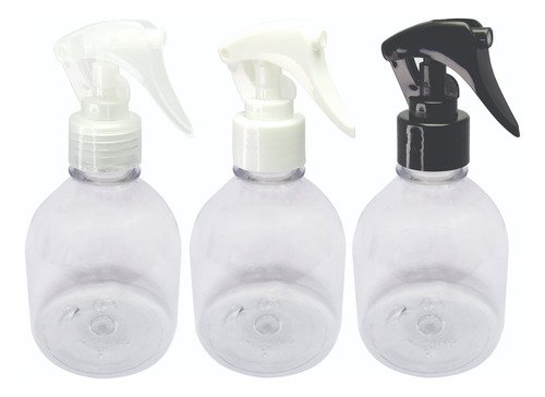 56 Frasco Plástico Cristal Pet 300ml Válv Mini Gatilho Sab