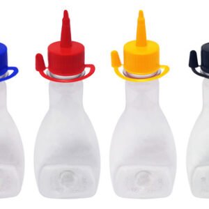 1323 Frasco Plástico Cristal Pet 200ml C/ Bico Aplicador Mol