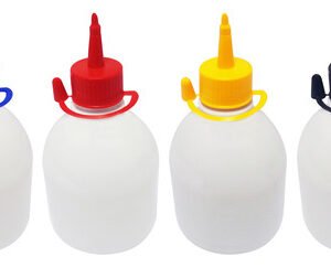 904 Frascos Plástico Branco Pet 300ml C/ Bico Aplicador Sab