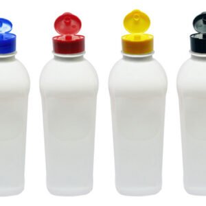 10 Frascos Plástico Branco Pet 900ml Fliptop C/ Rosca Qua